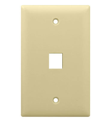 WP3401LA | 1-Gang 1-Port Wall Plate Series