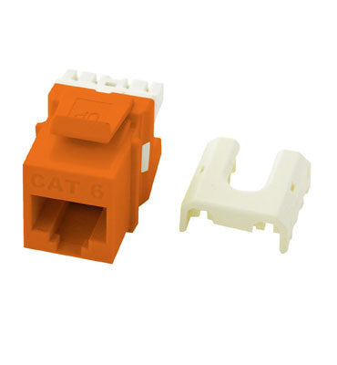 WP3476OR | Cat6 Quick Connect RJ45 Cat6 Keystone Insert Series