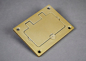 828GFITCAL-BS | Omnibox Rectangular GFI Cover Plate Series