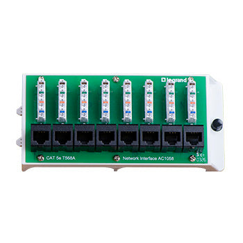AC1058 | 8 Port Cat5e Network Interface Module Series