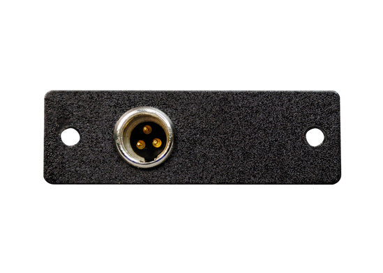 AV8016BK | Neutrik Mini XLR 3-Pin Male to Solder Cups Series