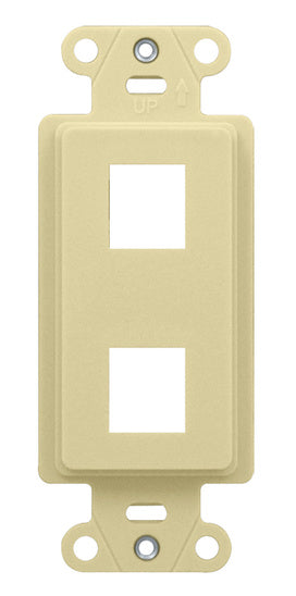 WP3412LA | 2-Port Decorator Outlet Strap Series