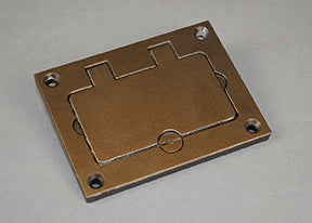 828GFITCAL-BZ | Omnibox Rectangular GFI Cover Plate Series