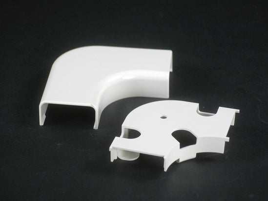 2911FO-WH | Uniduct® 2900 Series Radiused Flat Elbow Fitting Series