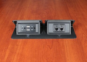 DQFP15UBK-2A | deQuorum Dual Flip-Up Unit Series