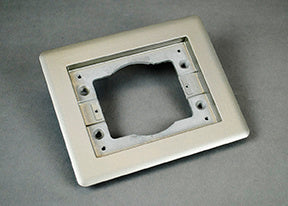 817TCAL-NK | Omnibox Two Gang Rectangular CarpetTile Flange Series