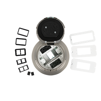 6ATC2PSN3H | 3-Hour Fire Classified 6 inch Recessed Unwired Poke-Thru Assembly Series