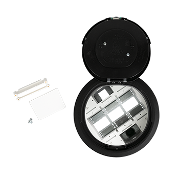 8ATC2BK | Evolution 8AT2 Series Recessed Assembly with Flush Style Cover Series