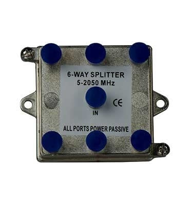 VM0206 | 2 GHz 6-Way Vertical Coax Splitter Series