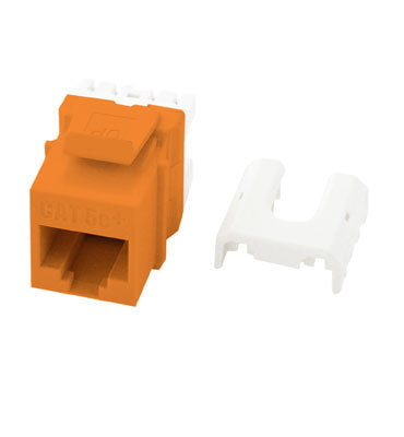 WP3475OR | Cat5e Quick Connect RJ45 Keystone Insert Series