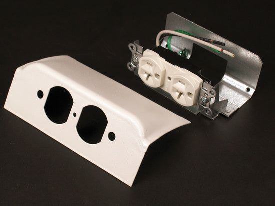 DSDWNDQ-DV | DS4000 Downward Duplex Device Plate Fitting With One Duplex Installed Series