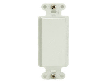 WP3410WH | Blank Decorator Outlet Strap Series