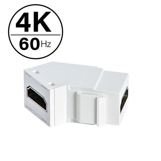 WP124KWH | 4K HDMI Coupler Keystone Insert Series