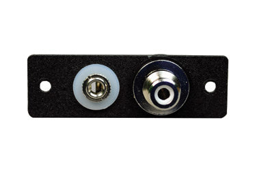 AV2004BK | RCA Female to BNC Female Adapter 3-5mm Stereo Mini Jack to Solder Tabs Series