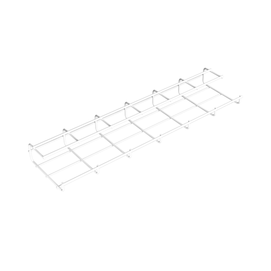 BASKET24-WH | Under-Desk Basket Tray Series