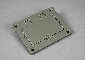 828GFITCAL-GY | Omnibox Rectangular GFI Cover Plate Series