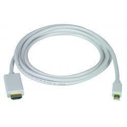 Mini DisplayPort to HDMI Adapter Cable, Male to Male, 4K