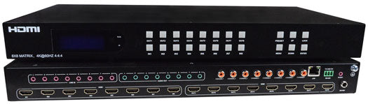 Low-Cost 4K HDMI Video Matrix Switch: 8x8