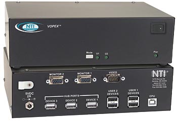 VGA USB KVM Splitter, 2-Port
