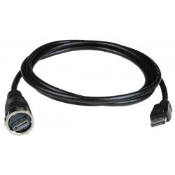 Waterproof 8K DisplayPort Cable â IP67 Male to Standard Male Connectors, Quick Release Mating Style