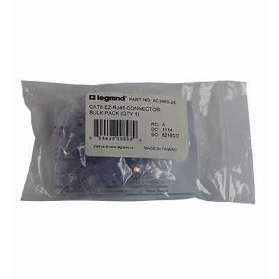 AC346025 | Cat6 EZ-RJ45 Connectors Series