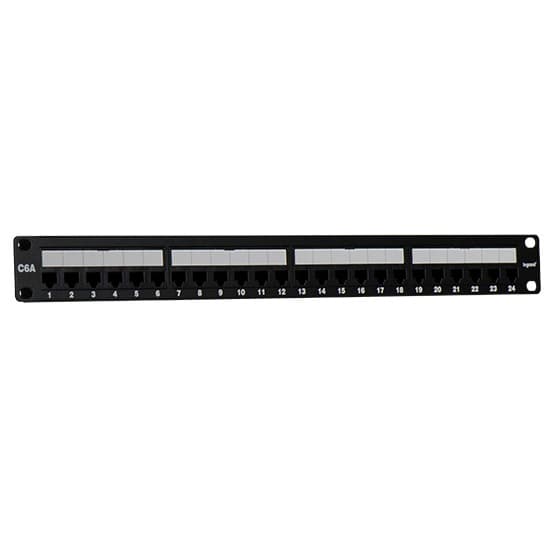 WP246A | Cat6a 24-Port Rack Mount Patch Panel Series