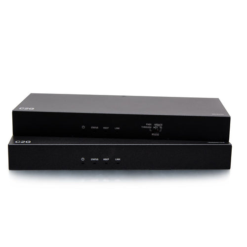 C2G31013 | HDMI® HDBaseT + 3.5mm, USB-B to A, and RS232 over Cat Extender Box Transmitter to Box Receiver - 4K 60Hz Series