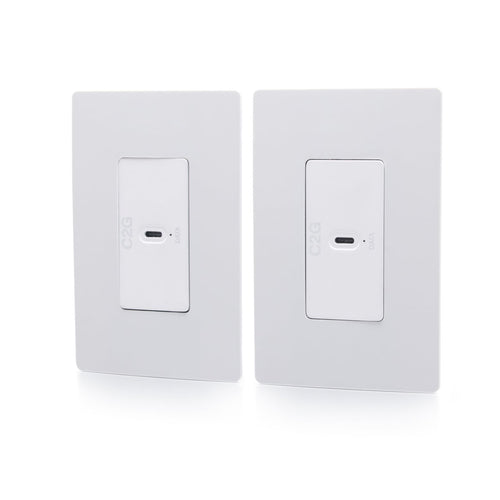 C2G54275 | Superbooster® USB Camera Extender Over Cat Single Gang Wall Plate to Single Gang Wall Plate Kit Series