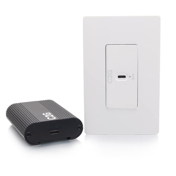 C2G54276 | Superbooster® USB Camera Extender Over Cat Single Gang Wall Plate to Box Kit Series