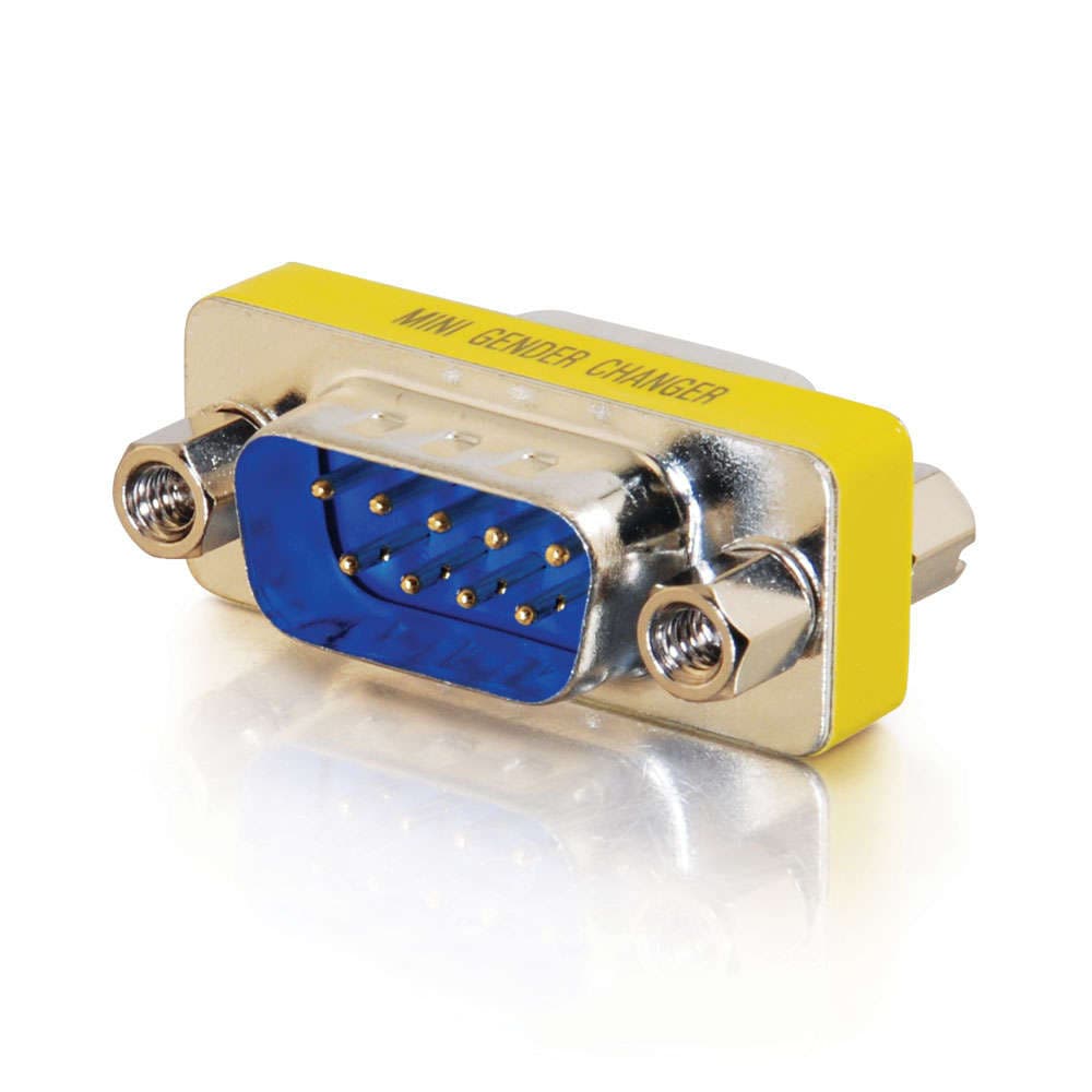 CG02782 | DB9 M/M Serial RS232 Mini Gender Changer (Coupler) Series