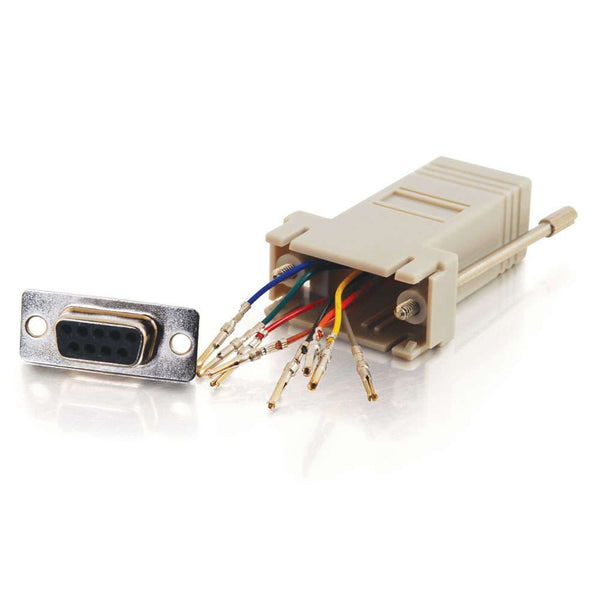CG02941 | RJ45 to DB9 Female Serial RS232 Modular Adapter Series