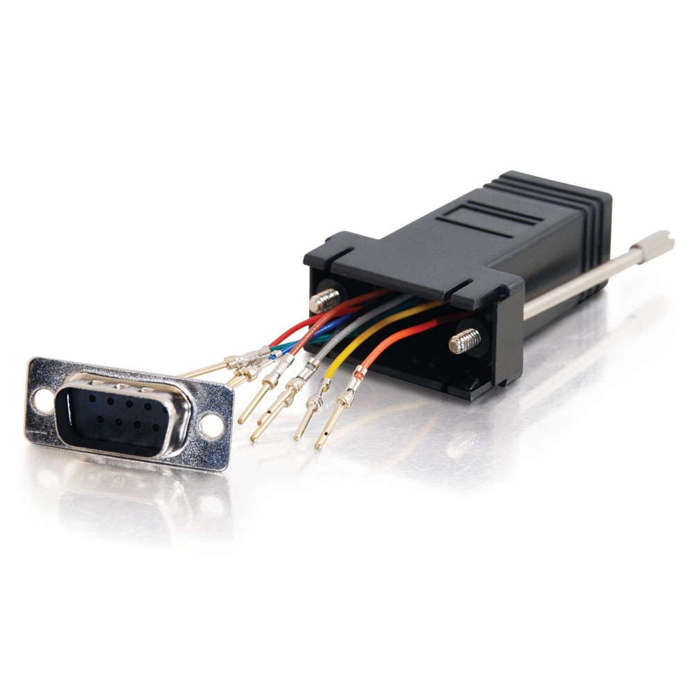 CG02947 | RJ45 to DB9 Male Serial RS232 Modular Adapter Series