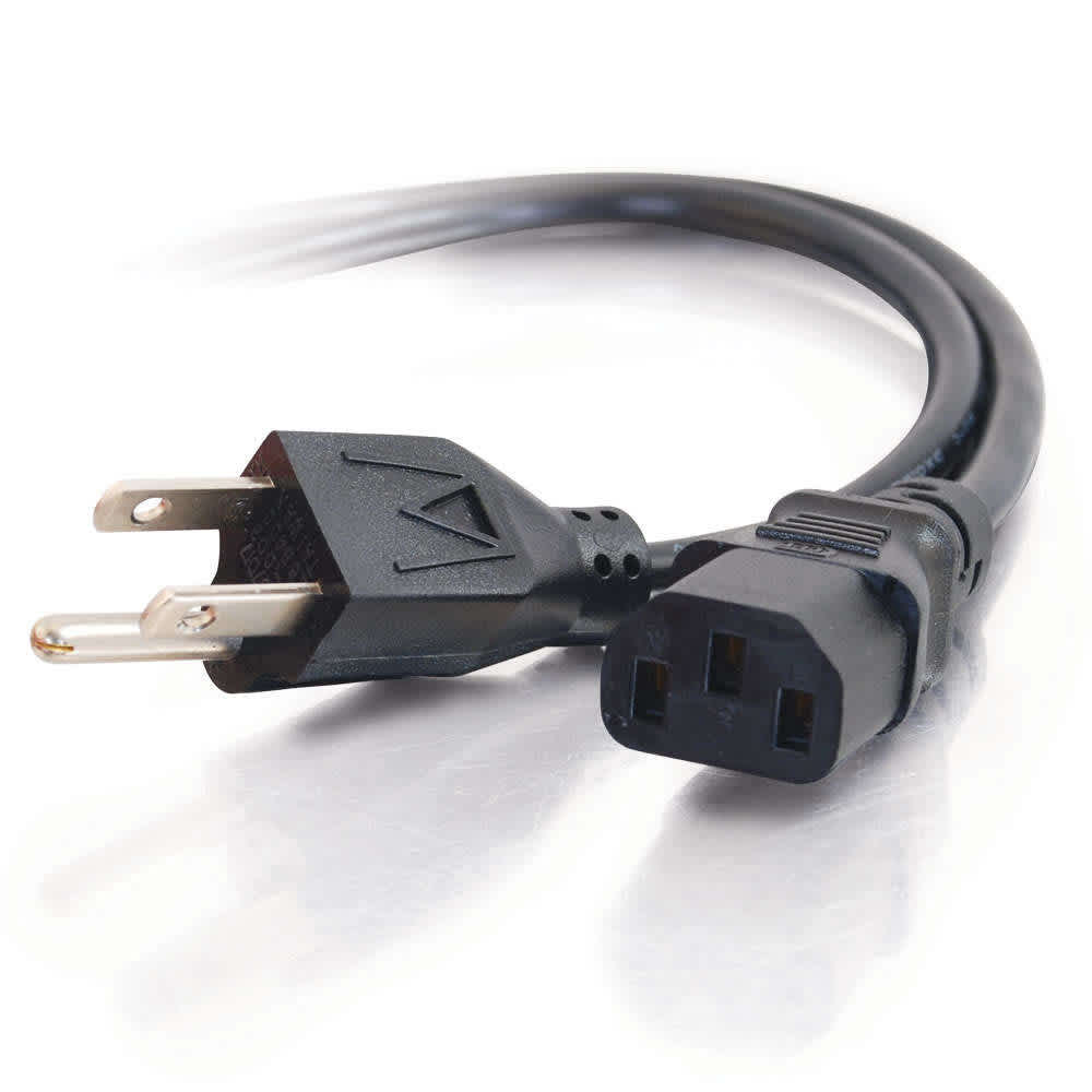 CG03133 | 6 ft 18 AWG Shielded Universal Power Cord(NEMA 5-15P to IEC320C13) Series