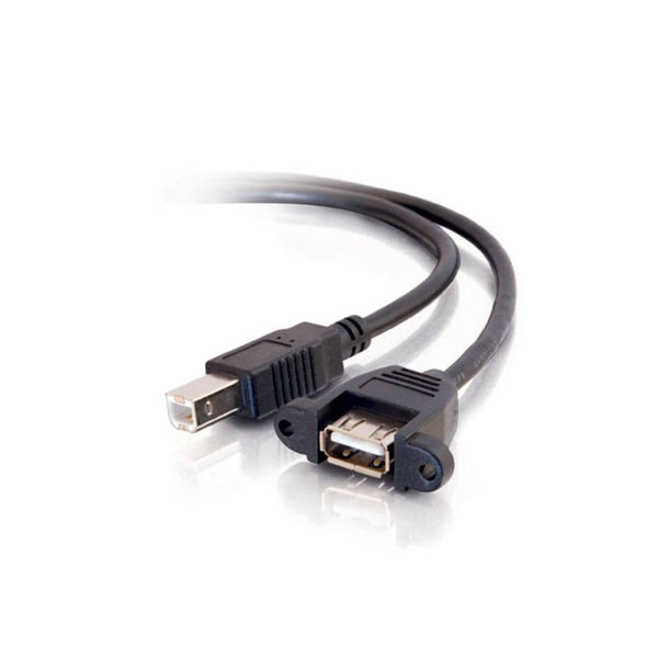 CG28068 | Panel-Mount USB 2.0 A Female to B Male Cable Series