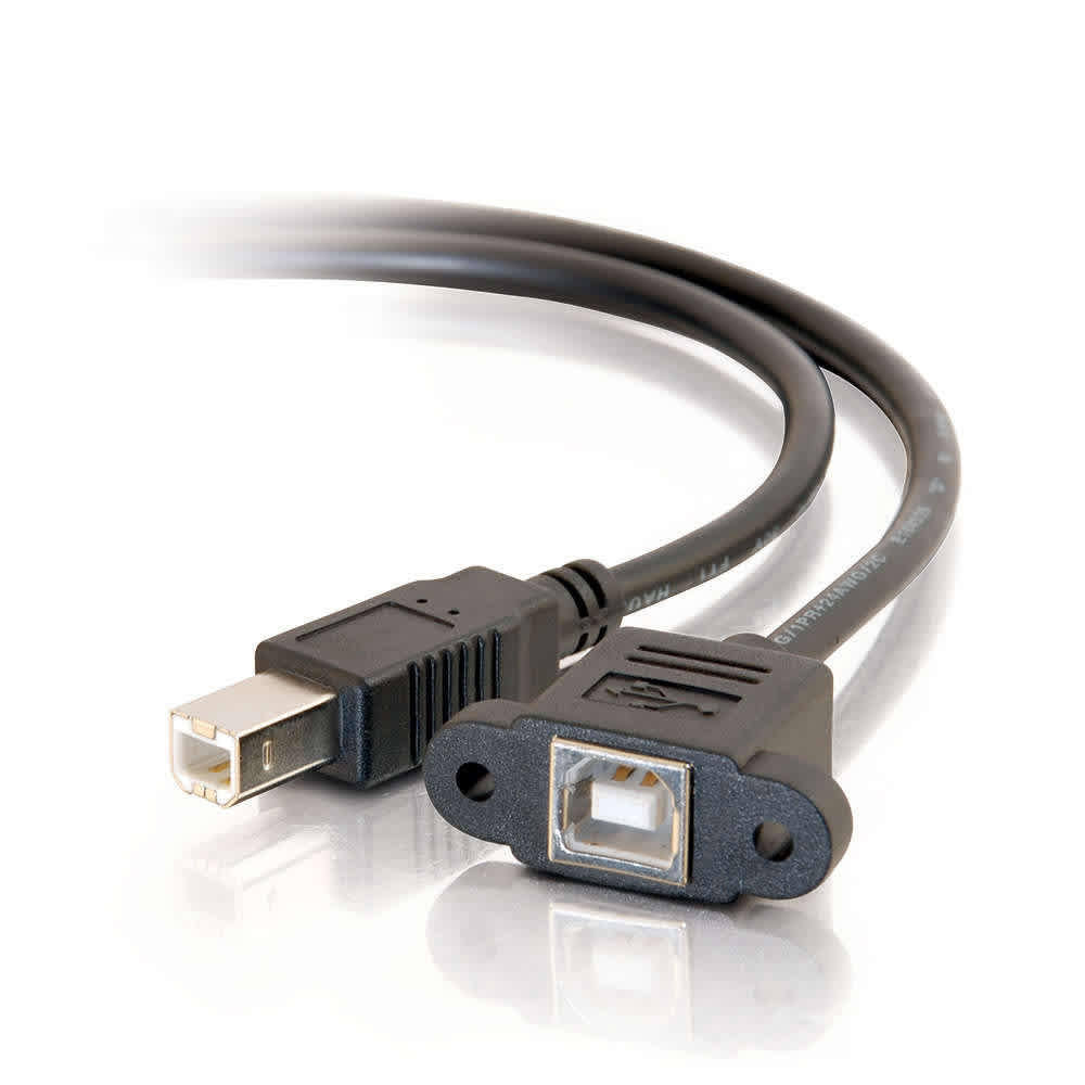 CG28071 | Panel-Mount USB 2.0 B Female to B Male Cable Series