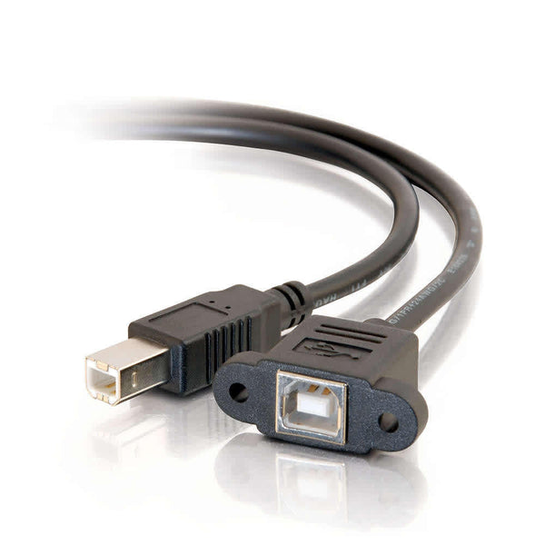 CG28072 | Panel-Mount USB 2.0 B Female to B Male Cable Series