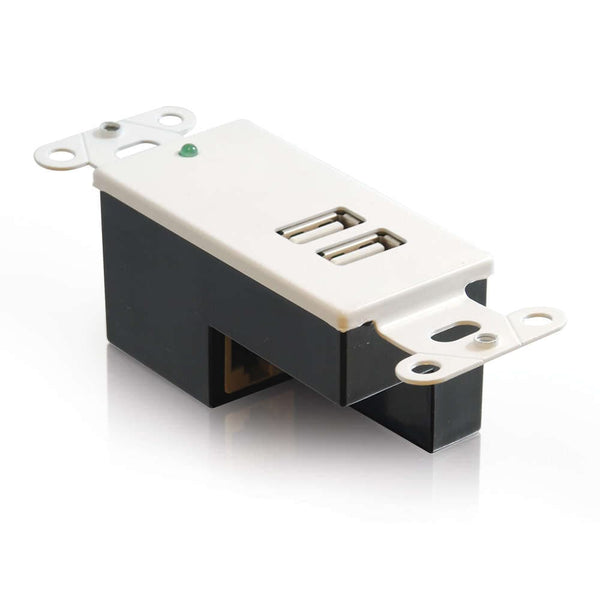 CG29345 | 2-Port USB 1.1 Over Cat5 Superbooster™ Extender Wall Plate Receiver Series