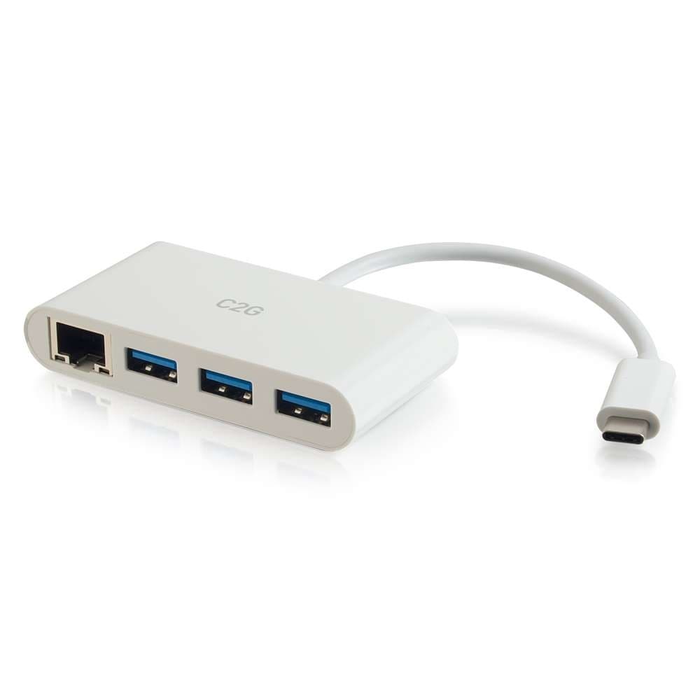 CG29746 | USB-C® to Ethernet Adapter with 3-Port USB Hub Series