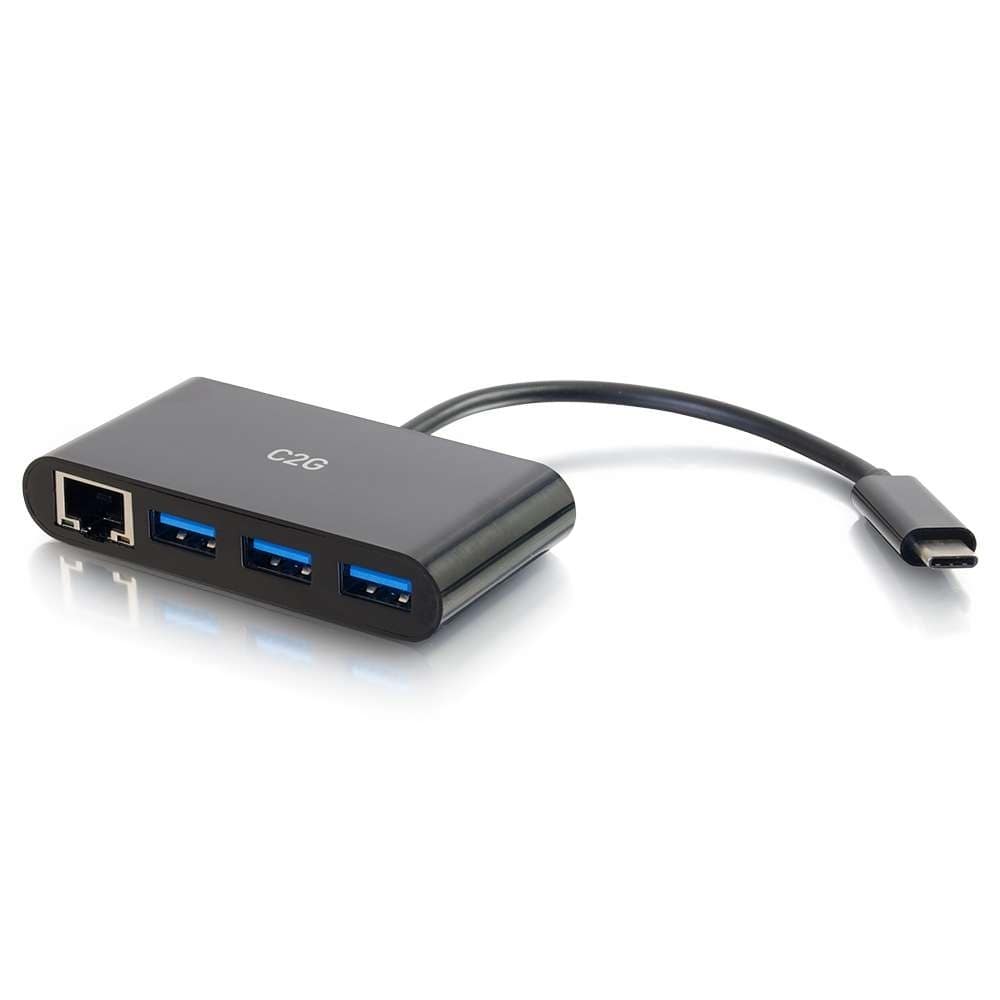 CG29747 | USB-C® to Ethernet Adapter with 3-Port USB Hub Series