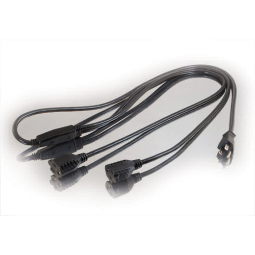CG29807 | 16 AWG 1-to-2 Power Cord Splitter (1 NEMA 5-15P to 2 NEMA 5-15R) Series