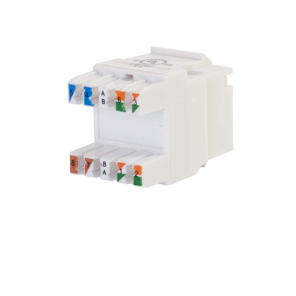 CG35210 | 180° Cat6 RJ45 Keystone Jack Series