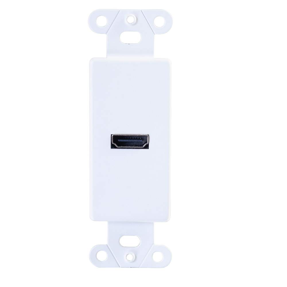 CG39710 | HDMI Pass Through Decorative Wall Plate - White Series