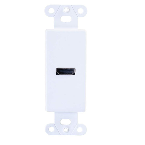 CG39710 | HDMI Pass Through Decorative Wall Plate - White Series
