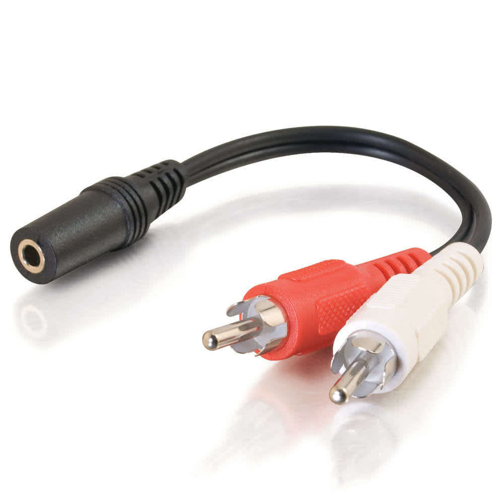 CG40424 | Value Series™ One 3.5mm Stereo Female To Two RCA Stereo Male Y-Cable Series