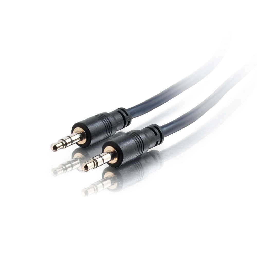CG40518 | 3.5mm Stereo Audio Cable with Low Profile Connectors M/M - Plenum CMP-Rated Series