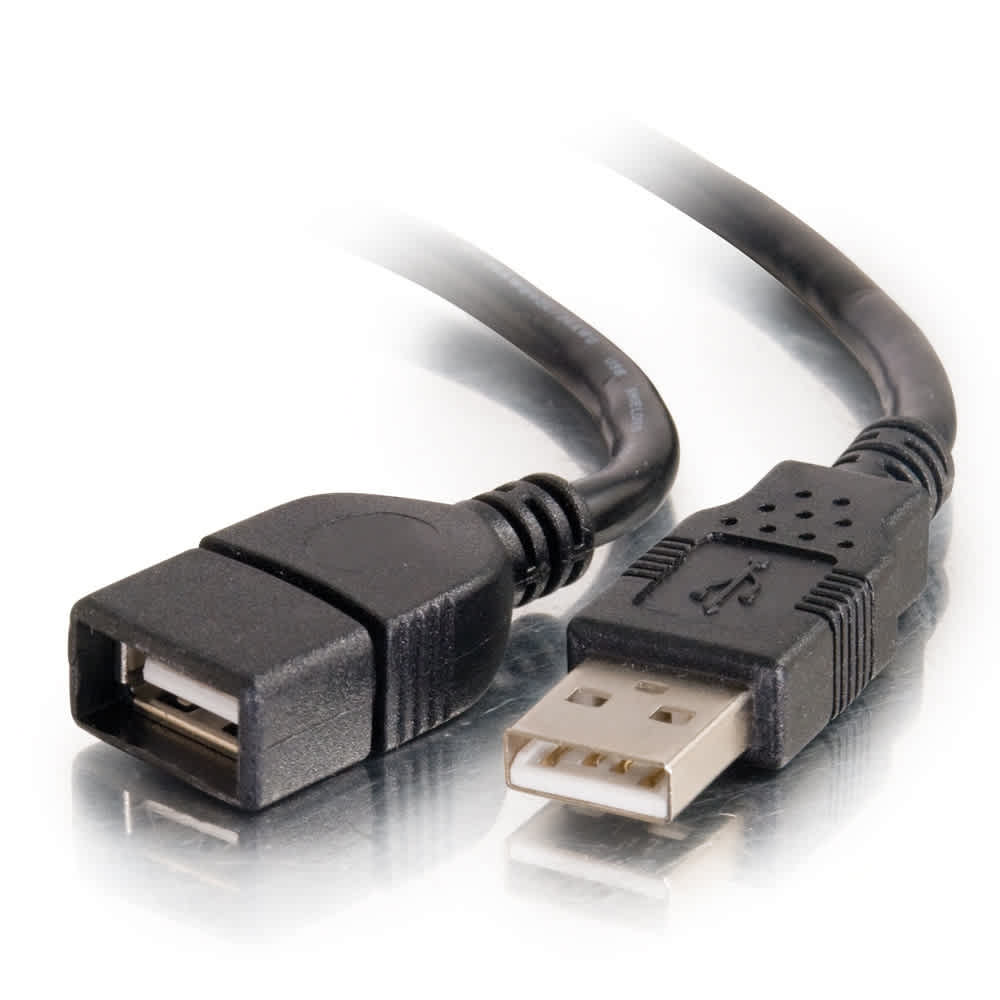 CG52107 | USB 2.0 A Male to A Female Extension Cable - Black Series