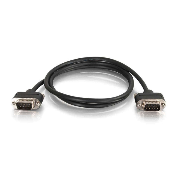 CG52166 | Serial RS232 DB9 Null Modem Cable with Low Profile Connectors M/M - In-Wall CMG-Rated Series