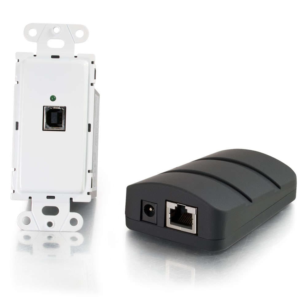 CG53878 | Superbooster® USB 2.0 Over Cat5 Wall Plate Transmitter to Dongle Receiver Kit Series