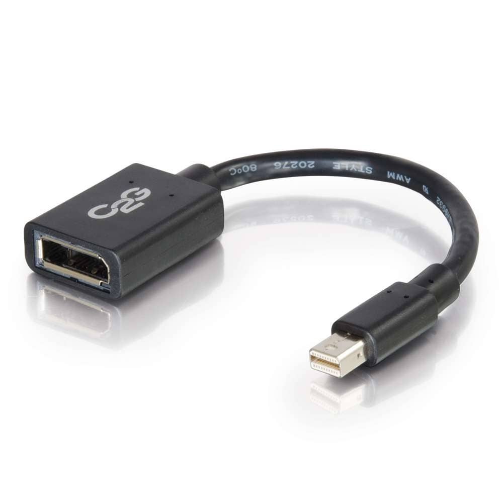 CG54303 | Mini DisplayPort™ Male to DisplayPort™ Female Adapter Converter 4K 30Hz - Black Series