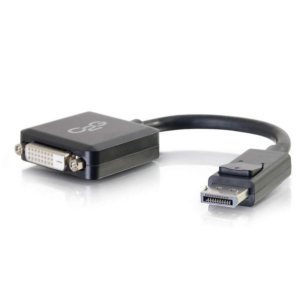 CG54321 | 8in DisplayPort™ Male to Single Link DVI-D Female Adapter Converter - Black Series